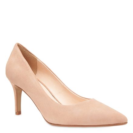 Scarpin - Nobuck Nude