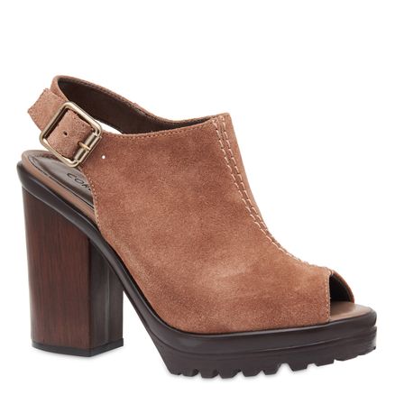 Sandal Boot Camurça & Madeira - Camurcao Fendi