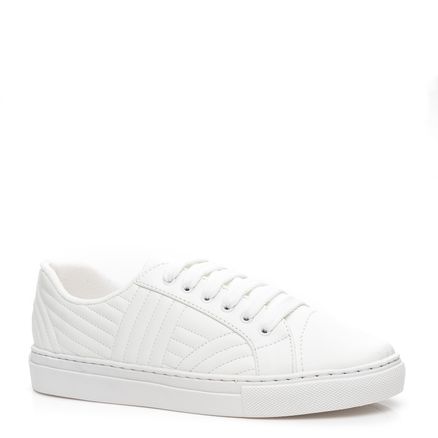 Tênis Feminino New Matelassê Napa Soft - Napa Soft Branco