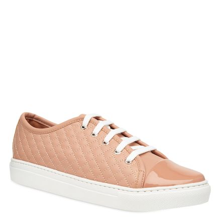 Tênis Matelassê - Napa Soft Pele/Vz Soft Nude