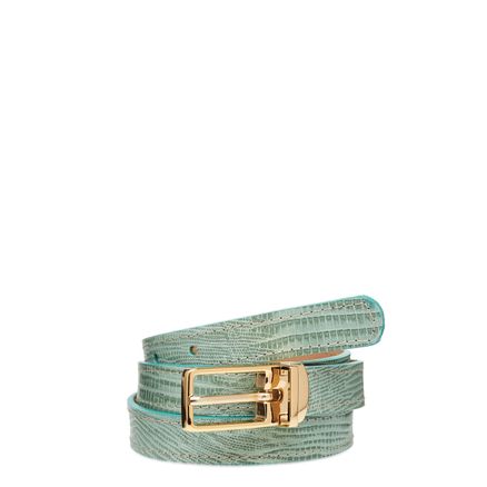 Cinto Lezard Slim - Acqua