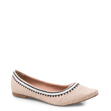 Sapatilha Ráfia - Rafia Natural/Tr Off White