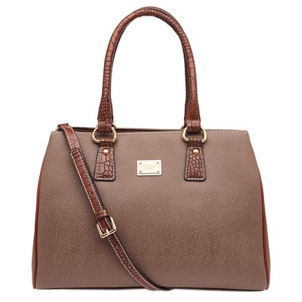 Bolsa De Mão Firenze - Castor/Croco Castan