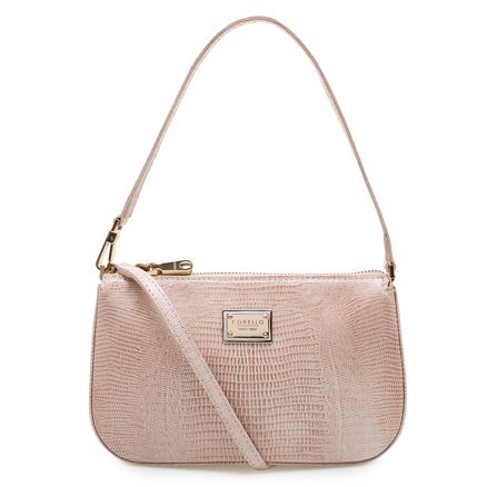 Crossbody Couro - Lezard Nude