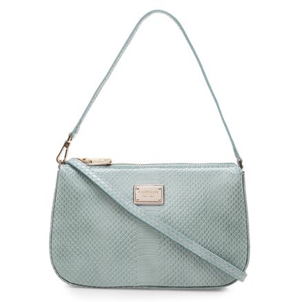 Crossbag Couro - Python Acqua