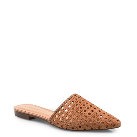 Mule Indiano Couro - Camel