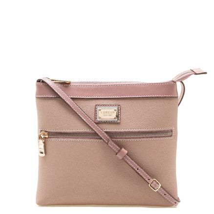 Bolsa Transversal Feminina Firenze - Nude/ At. Gloss