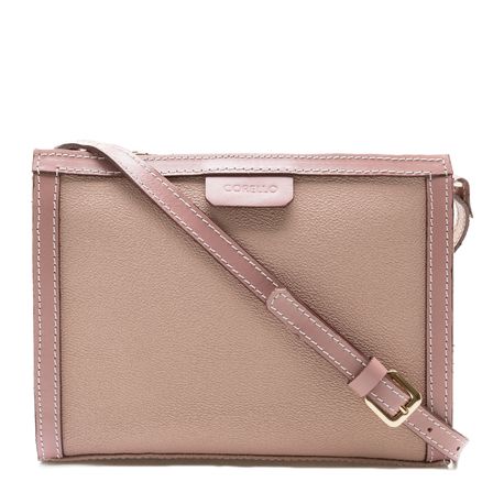 Bolsa Transversal Feminina Selaria Firenze - Nude Gloss