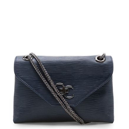 Bolsa De Ombro Feminina Nikki Raiz Couro - Marinho