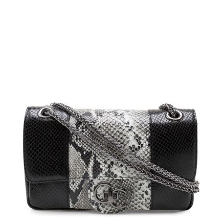 Bolsa De Ombro Feminina Python Couro - Pb