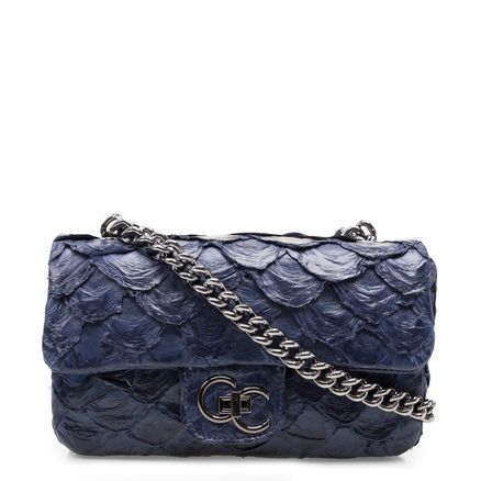 Bolsa De Ombro Feminina Pele - Pirarucu Marinho