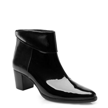 Ankle Boot Gola Brown - Verniz Preto
