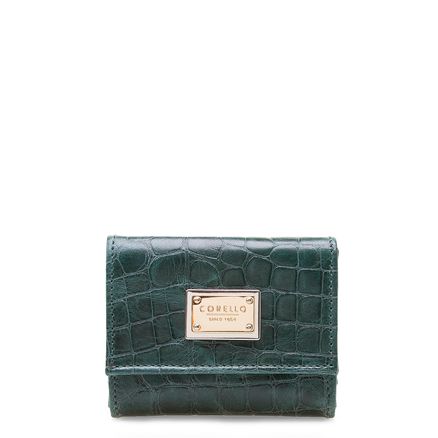 Carteira Feminina New - Couro Croco Forest