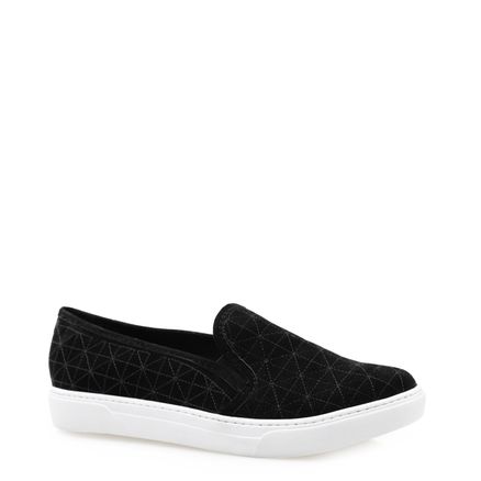 Slip On Matelassê - Nobuck Soft Preto