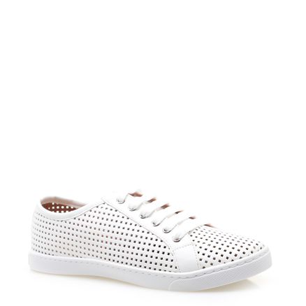 Tênis Feminino Lasercut Napa Soft - Branco