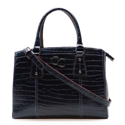 Bolsa Tote Chris New Croco Couro - Nobuck Marinho