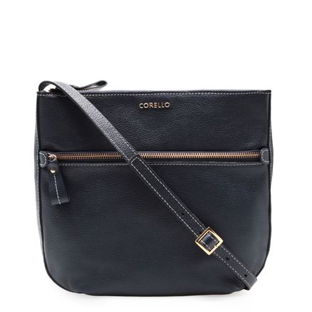 Bolsa Transversal Feminina Bibi - Couro Floater Marinho