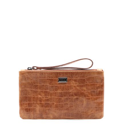 Bolsa Pequena Couro - Croco Dijon