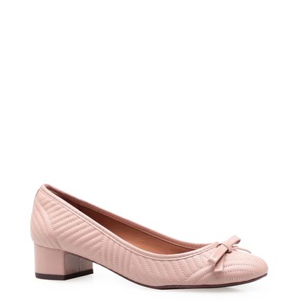Scarpin Feminino Matelassê - Soft Nude