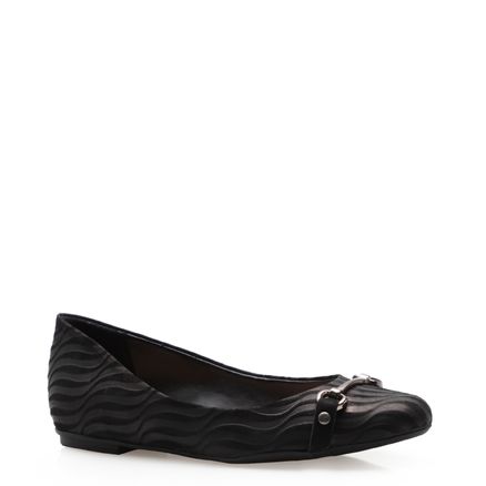 Sapatilha Wave Couro Nobuck - Preto