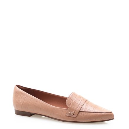 Mocassim Feminino Croco - Croco Soft Antique
