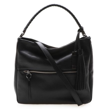 Hobo Babi Couro - Floater Preto
