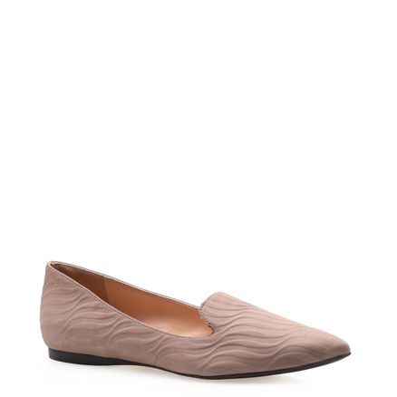Sapatilha Slipper Wave Couro Nobuck - Fendi