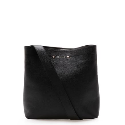 Bolsa De Mão Bucket Ale Couro - Floater Preto