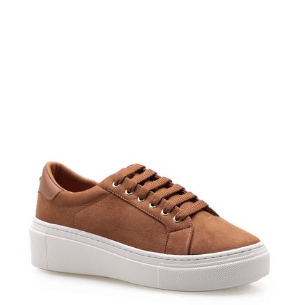 Tênis Flatform - Camurça Soft Linhaça