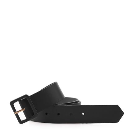 Cinto Feminino Fivela Couro - Atanado Preto