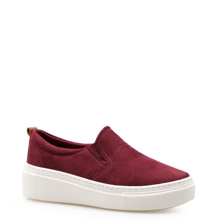 Slip On - Camurça Soft Malbec