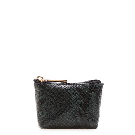 Porta Moeda Feminino Couro - Python Forest