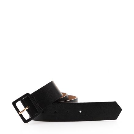 Cinto Feminino Fivela Couro - Fly Preto