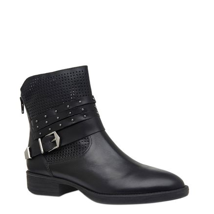 Bota Ankle Lasercut - Preto