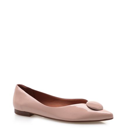 Sapatilha Ball Verniz Soft - Nude