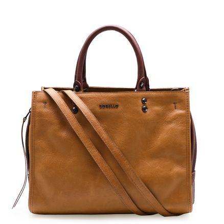 Bolsa Tote Couro Marrakesh - Marrakesh Açafrão Conhaque