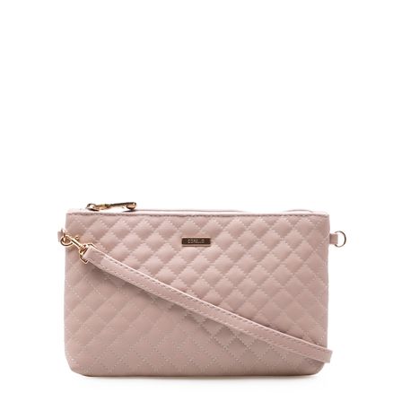 Bolsa Transversal - Matelassê Rosê