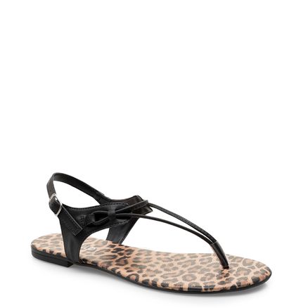 Rasteirinha Basic - Soft Preto Onça