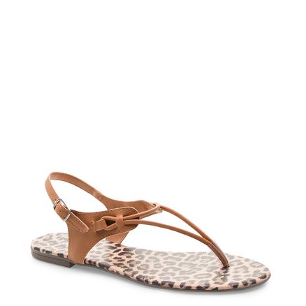 Rasteirinha Basic - Soft Ambar Onça