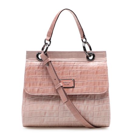 Bolsa Tote - Croco Degradê Rosa