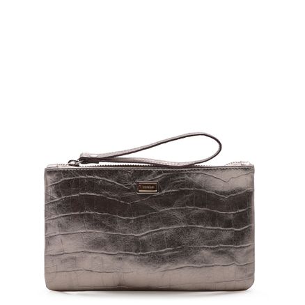Bolsa Pequena - Croco Ouro Velho