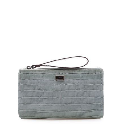 Bolsa Pequena - Croco Degradê Verde