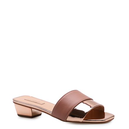 Mule Minimal - Couro Cobre