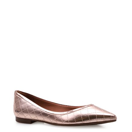 Sapatilha Ballerine Metálico - Cobre