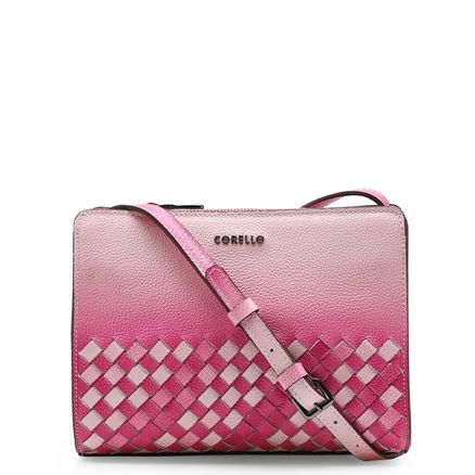 Bolsa Transversal Feminina Mini Teresa Couro - Floater Degradê Rosa