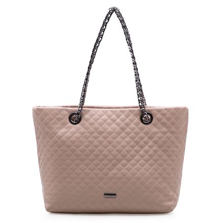 Bolsa Sacola Feminina Matelassê Eco - Rosa