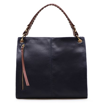 Bolsa De Ombro Cátia - Couro Azul