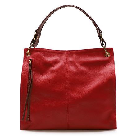 Bolsa De Ombro Cátia - Couro Laranja