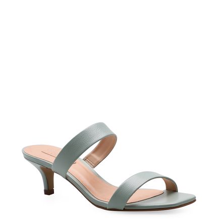 Mule Kitten - Couro Veneto Verde