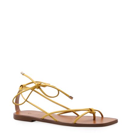 Rasteirinha Naked - Amarelo